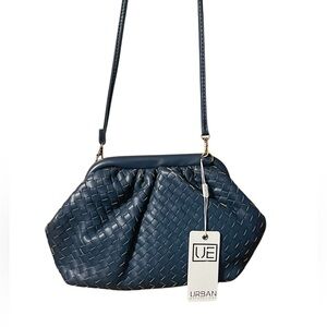 Urban Expressions Navy Woven Women's Bag